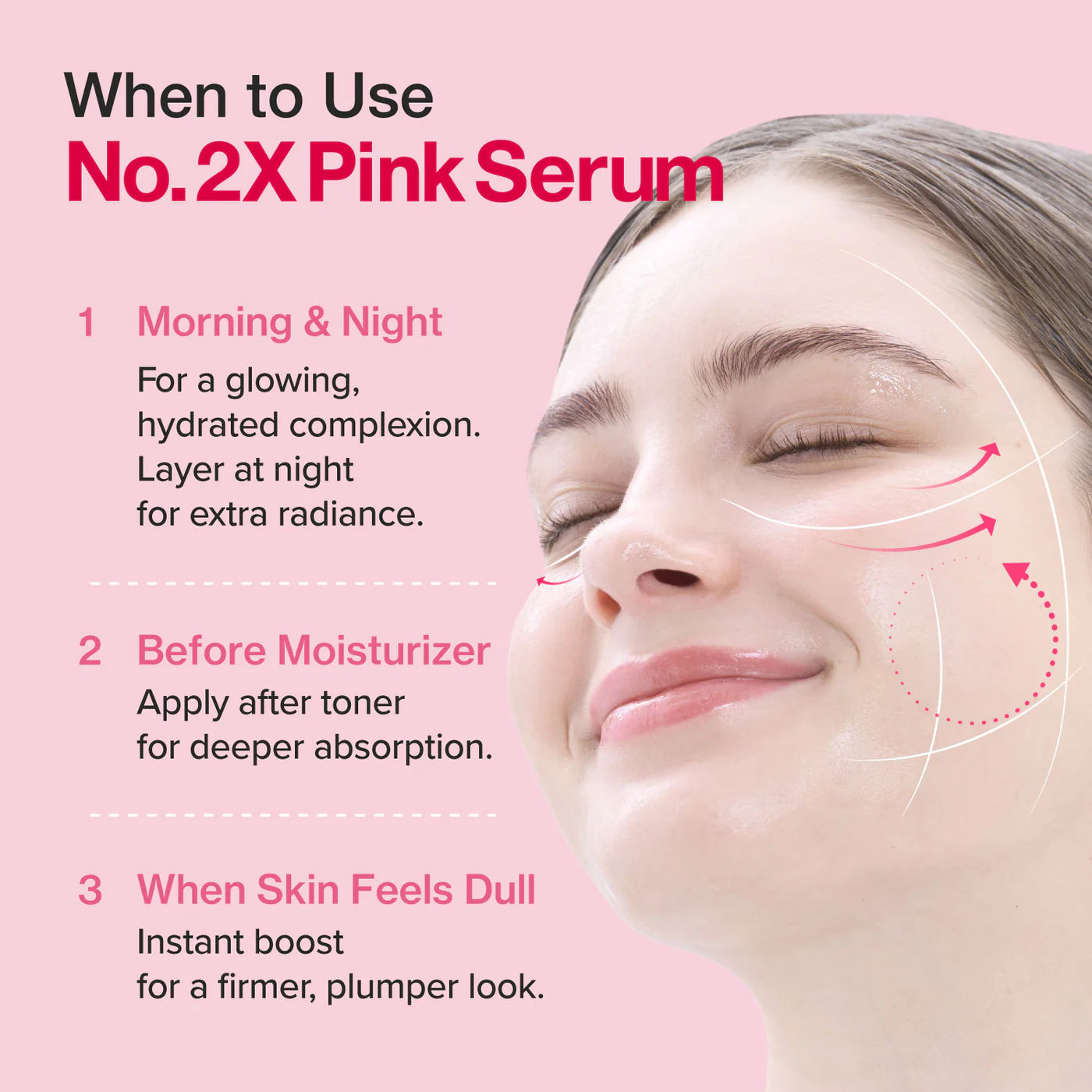 Numbuzin No.2 Rose PDRN Collagen Plumping Serum DUO Trial Kit