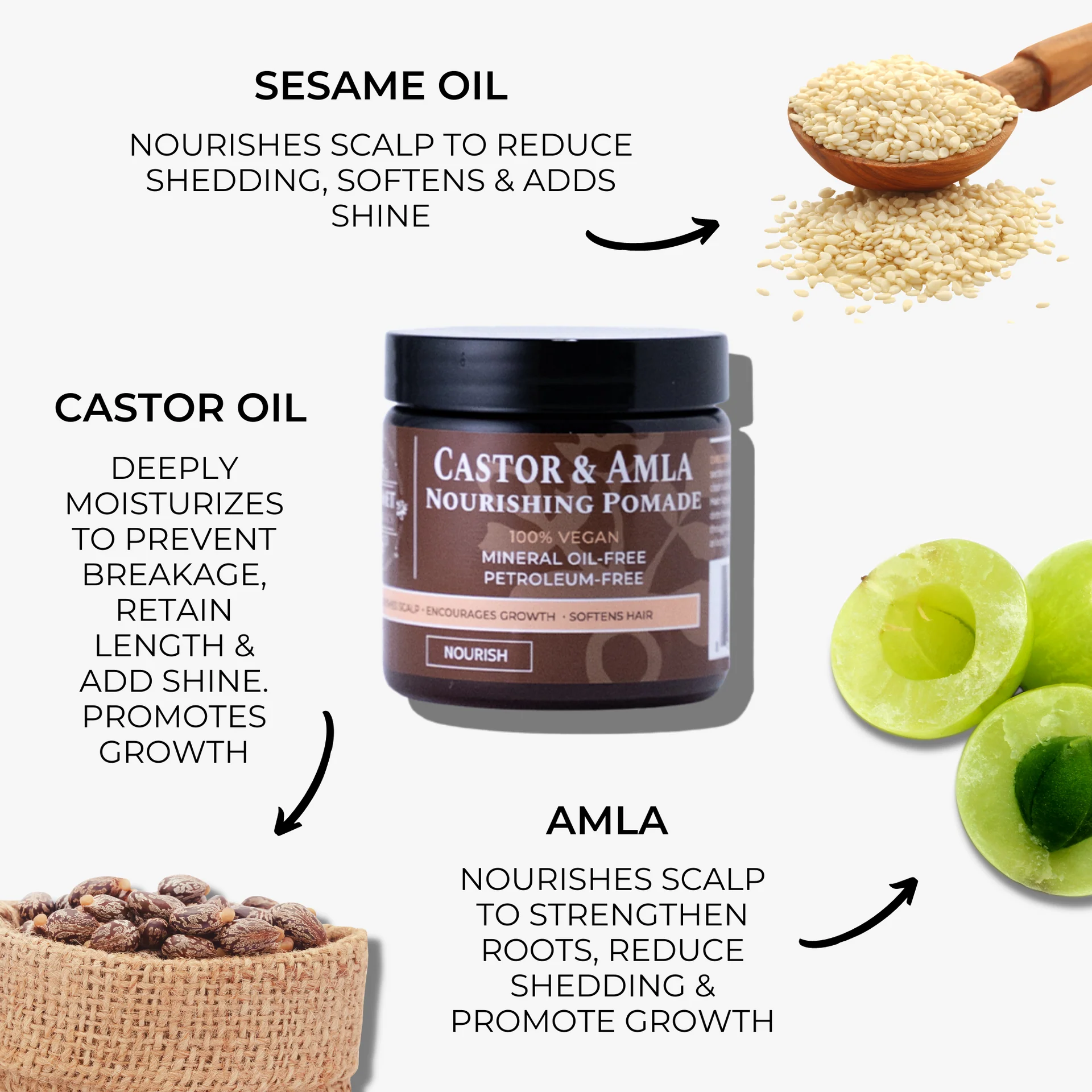 Qhemet Biologics Castor & Amla Nourishing Pomade