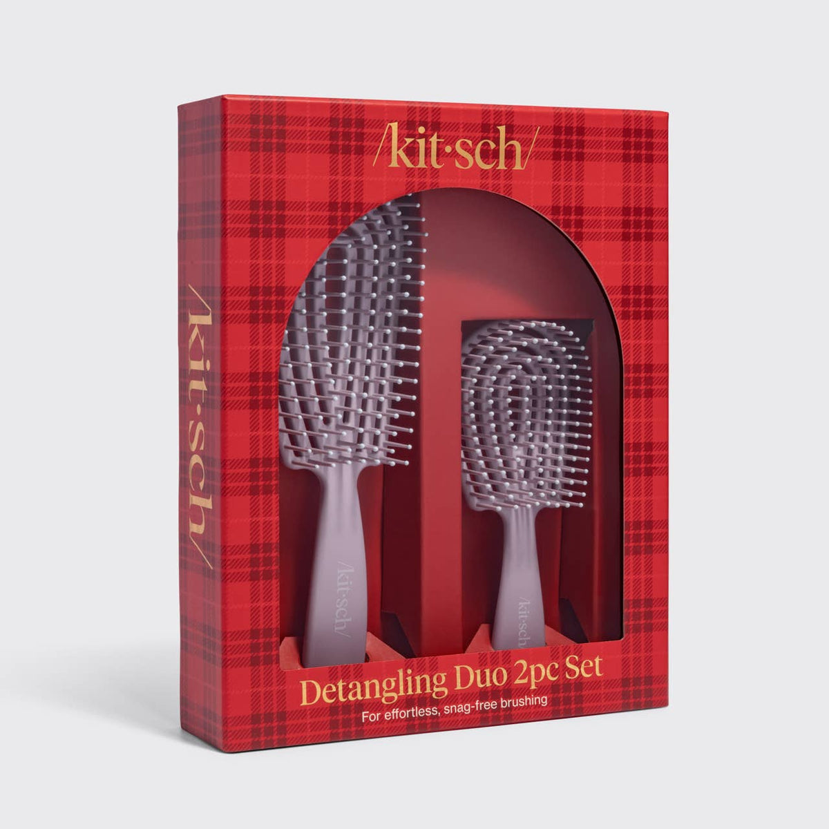 Kitsch Detangling Duo 2pc Set - Soft Violet
