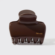 Kitsch Recycled Plastic Puffy Claw Clip - Chocolate
