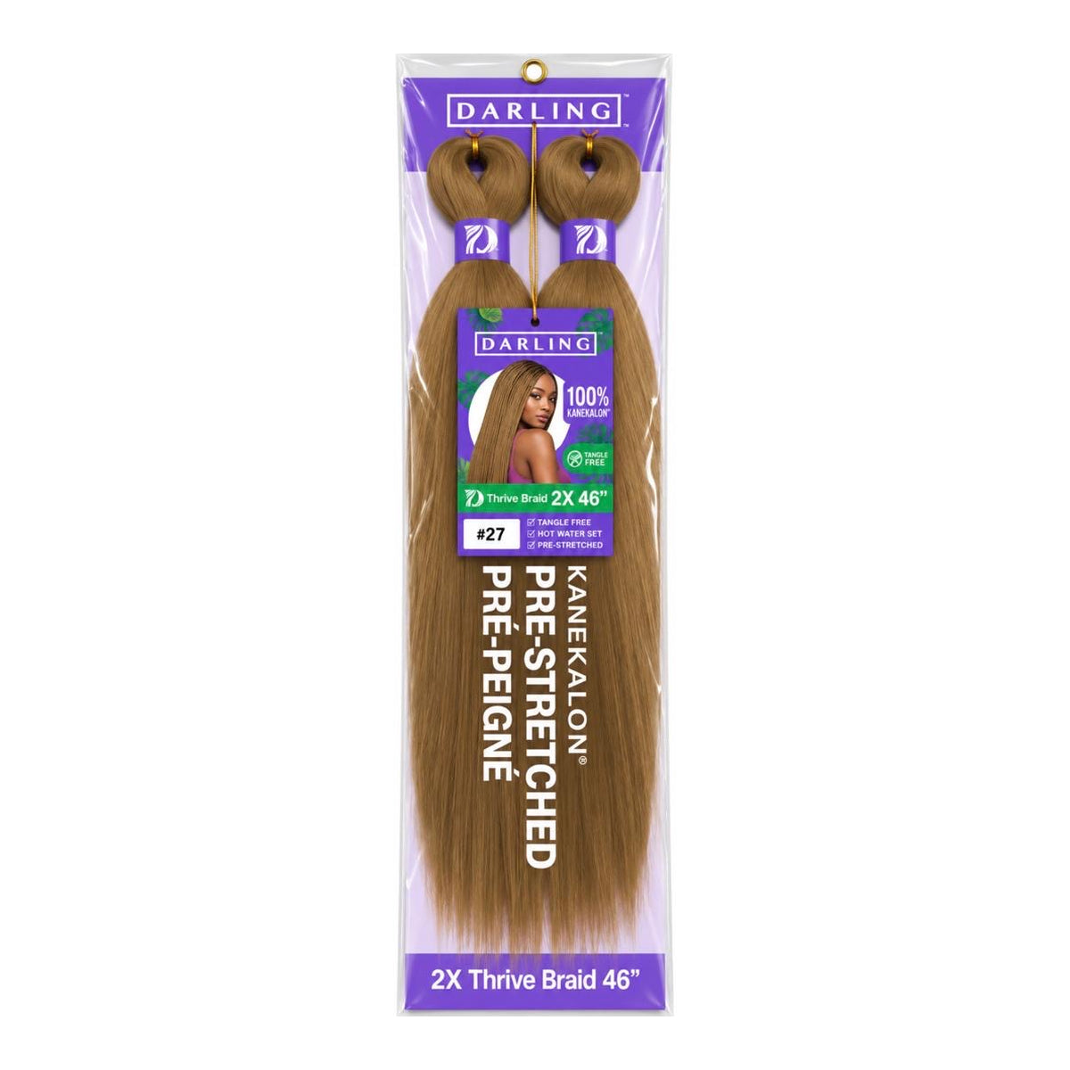 Darling Thrive Braid 2X Pre-Stretched Kanekalon Braiding Hair 46"