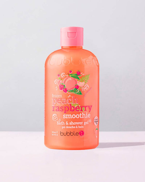 Bubble T Peach & Raspberry Smoothie Body Wash (500ml)