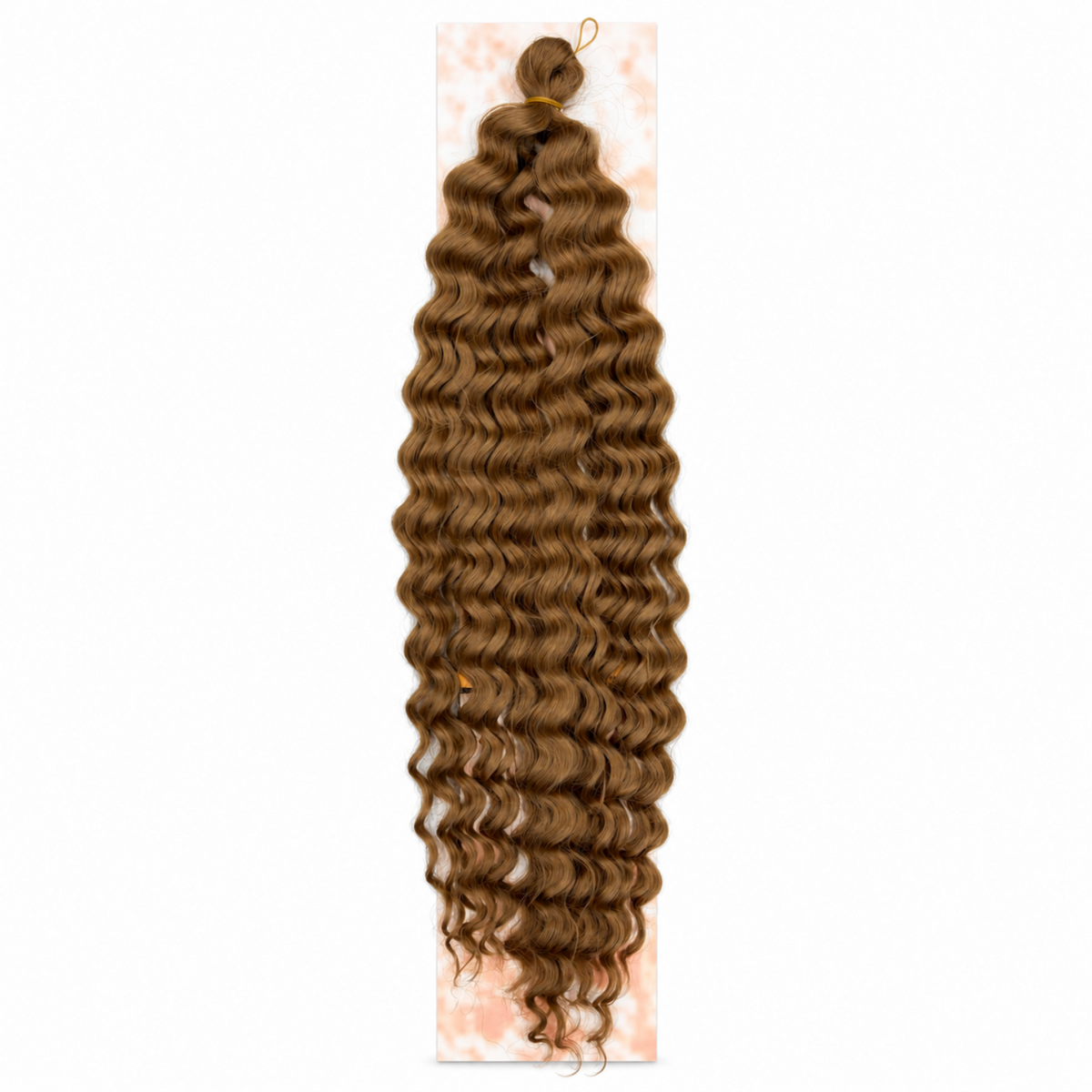 Aftress Braid Ultimo Deep Twist Crochet Braiding Hair in Colour 27 Honey Blonde, featuring defined deep waves and curls for warm-toned crochet braids and protective hairstyles.