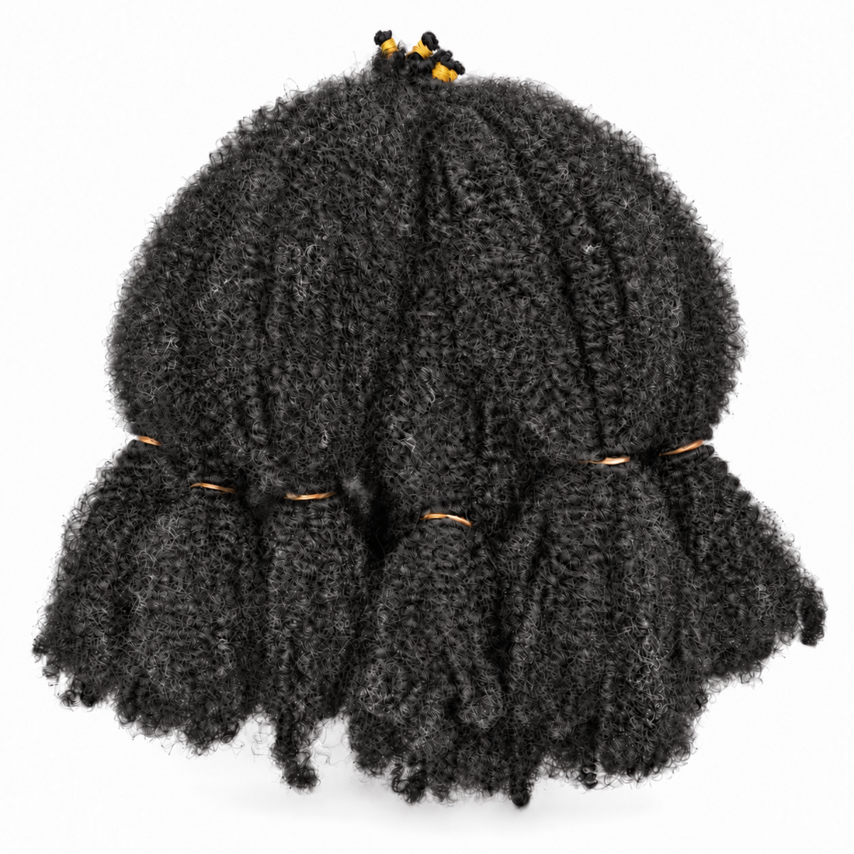 Aftress The Original Afro Kinky Bulk Braiding Hair 24" in Colour 280, featuring a deep natural dark shade with dense, tightly coiled Afro kinky texture for braiding, crochet and protective hairstyles.