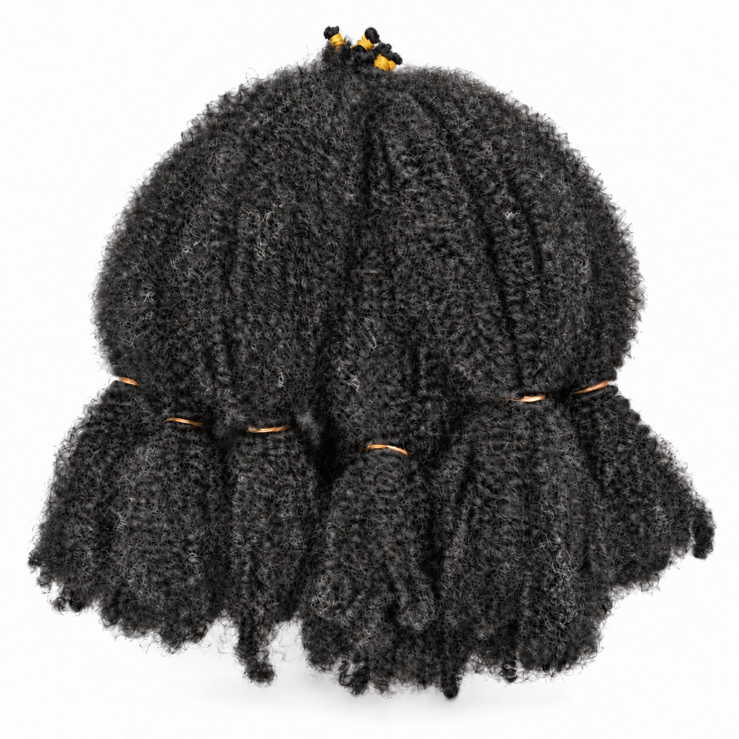 Aftress The Original Afro Kinky Bulk Braiding Hair 24" in Colour 280, featuring a deep natural dark shade with dense, tightly coiled Afro kinky texture for braiding, crochet and protective hairstyles.