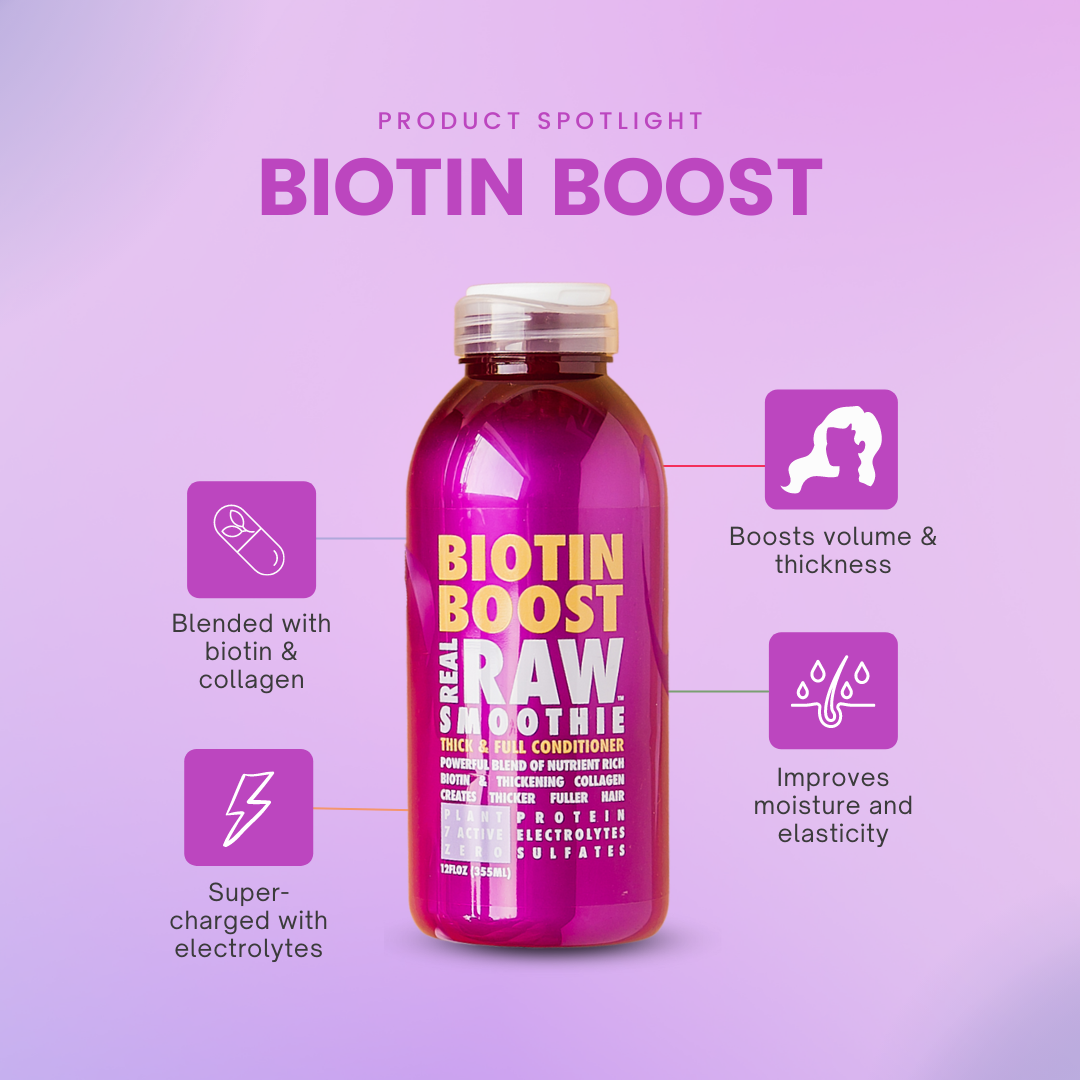 Real Raw Smoothie Biotin Boost Thick & Full Conditioner 12oz