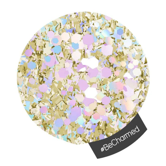 Halo Multi Hex & Multi-Flake Nail Art Glitter 1g