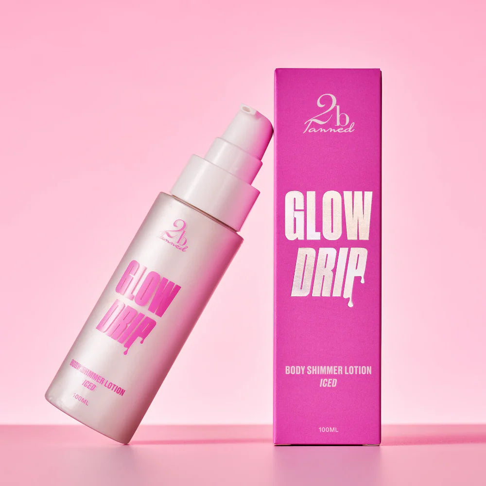 2bTanned Glow Drip Body Shimmer Lotion 100ml