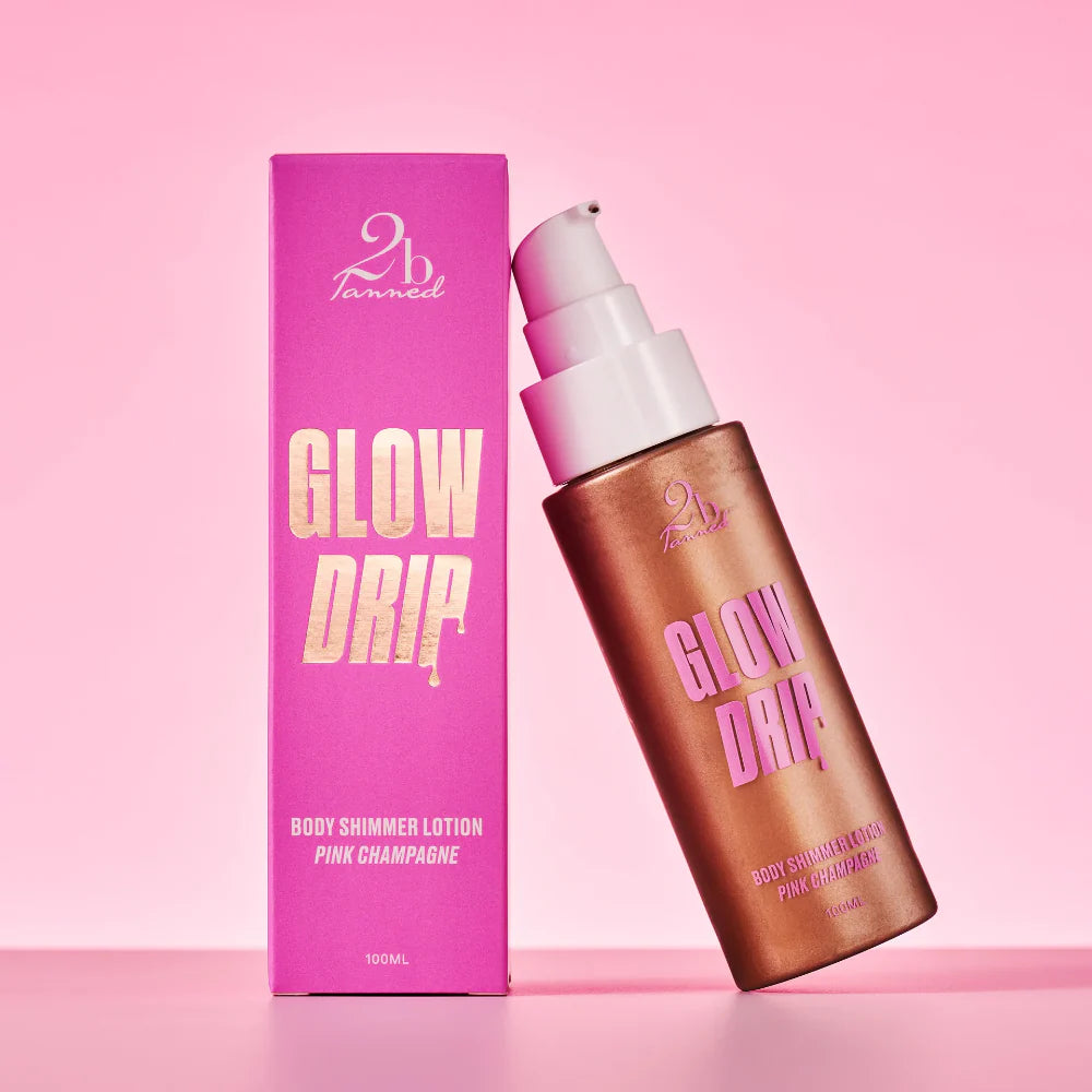 2bTanned Glow Drip Body Shimmer Lotion 100ml