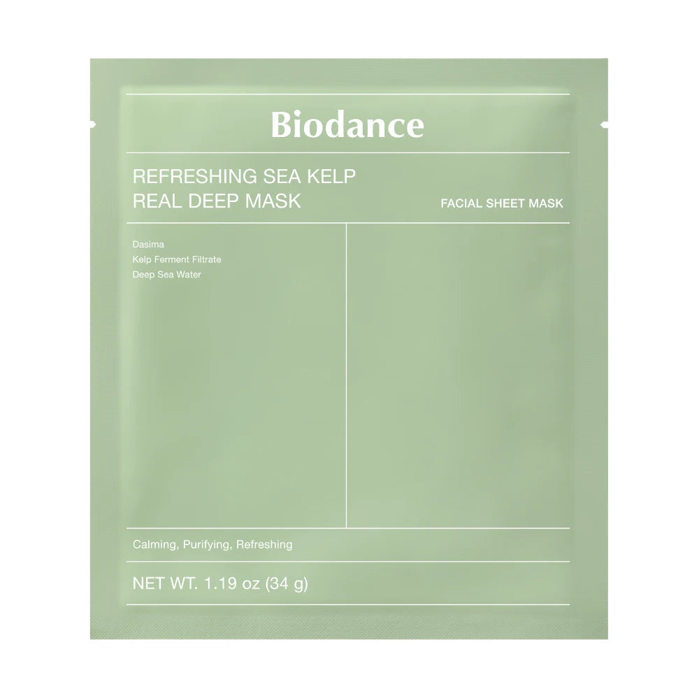 Biodance Refreshing Sea Kelp Real Deep Mask 1pc