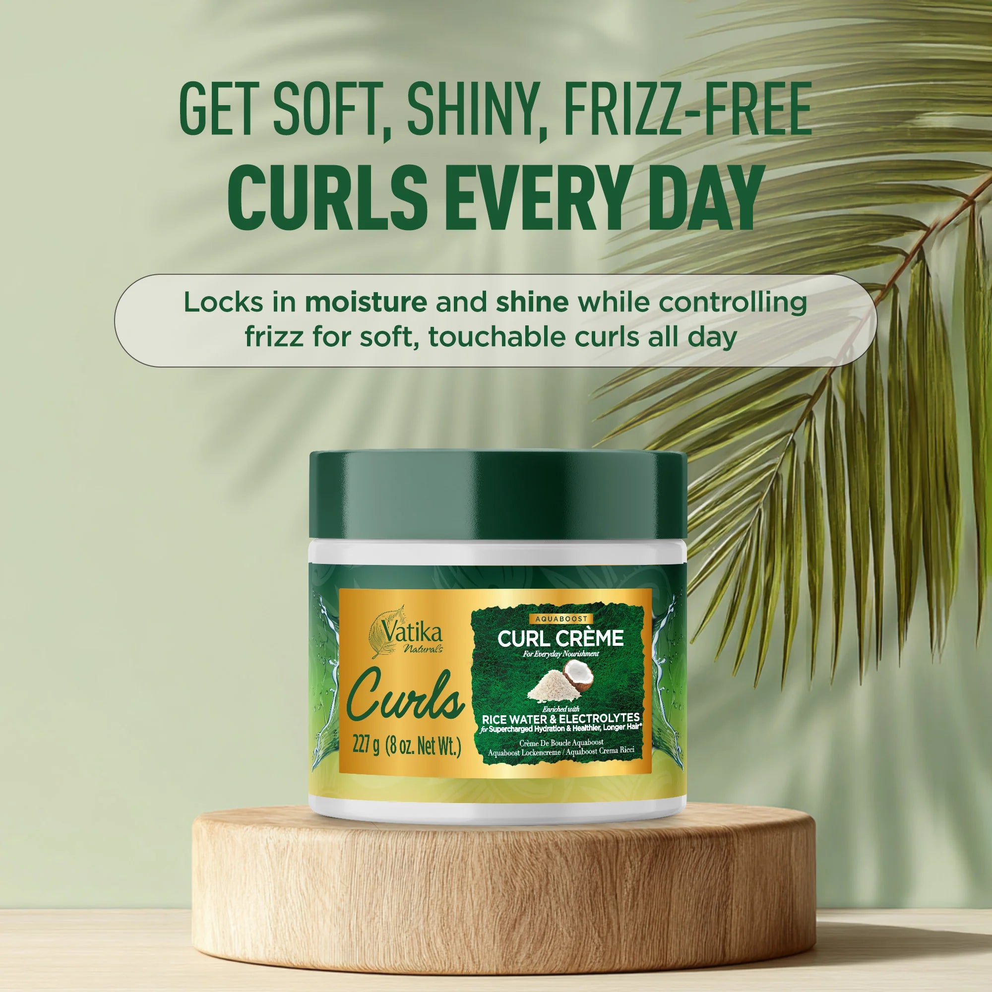 Dabur Vatika Naturals Curls Aquaboost Curl Crème 277g