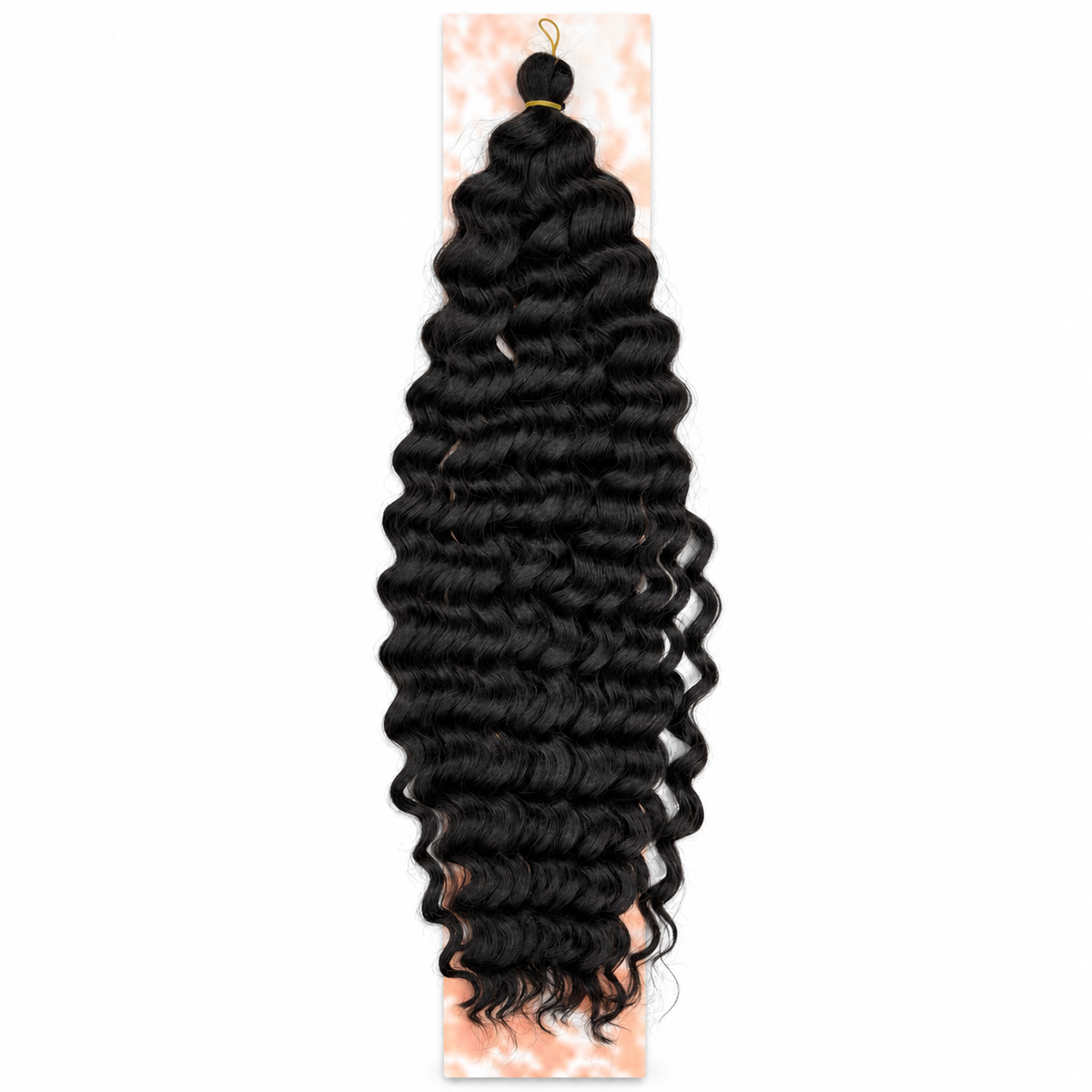 Aftress Braid Ultimo Deep Twist Crochet Braiding Hair in Colour 2 Dark Brown, featuring soft, defined deep waves for full crochet braids and textured protective hairstyles.