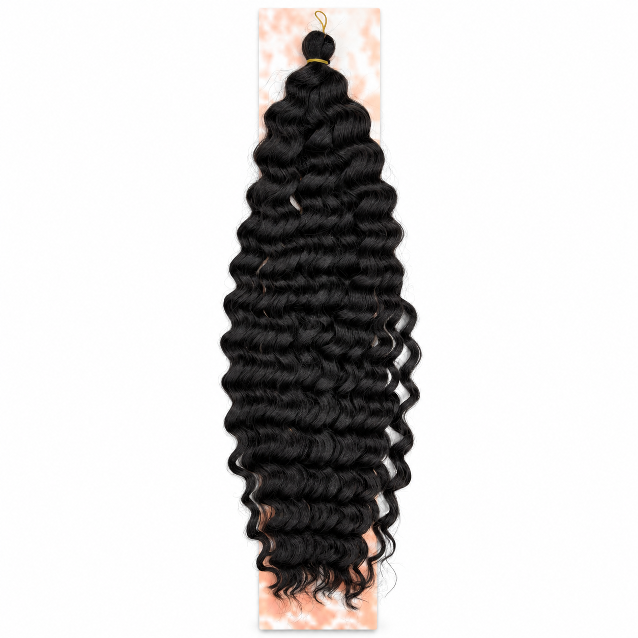 Aftress Braid Ultimo Deep Twist Crochet Braiding Hair in Colour 2 Dark Brown, featuring soft, defined deep waves for full crochet braids and textured protective hairstyles.
