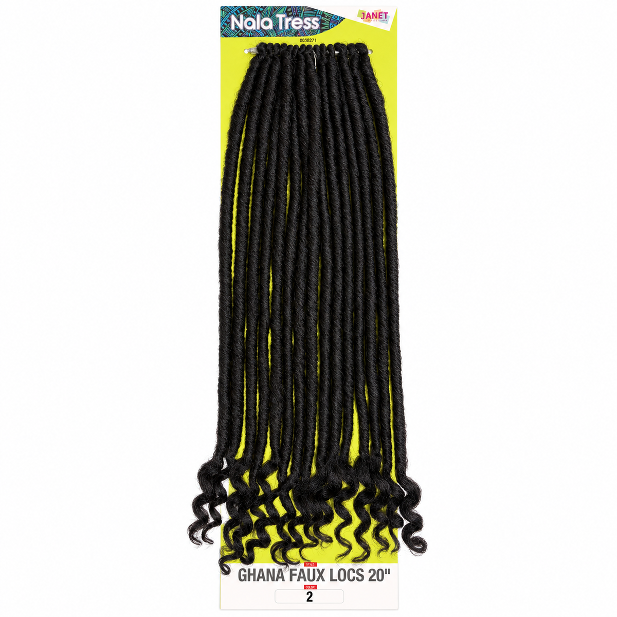 Janet Collection Nala Tress Ghana Faux Locs 20"