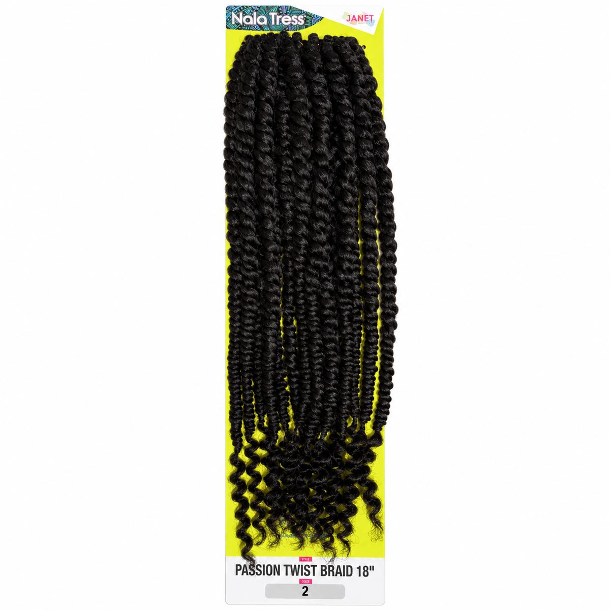 Janet Collection Passion Twist 18" in colour 2 dark brown