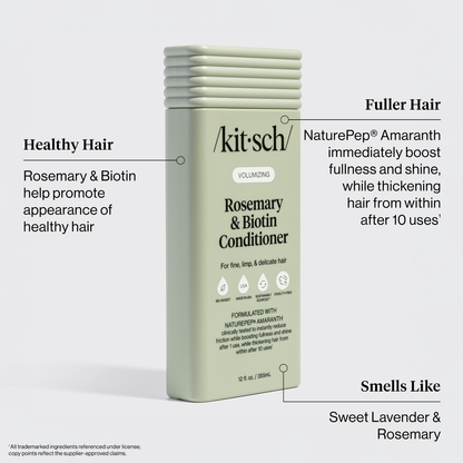Kitsch Volumizing Rosemary &amp; Biotin Bottle Conditioner 12oz