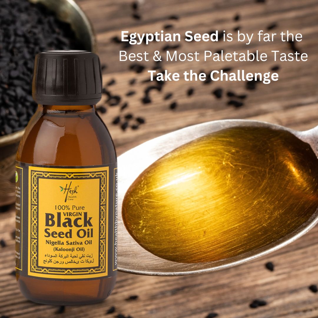 Hesh 100% Pure Virgin Cold Pressed Black Seed Oil 100ml