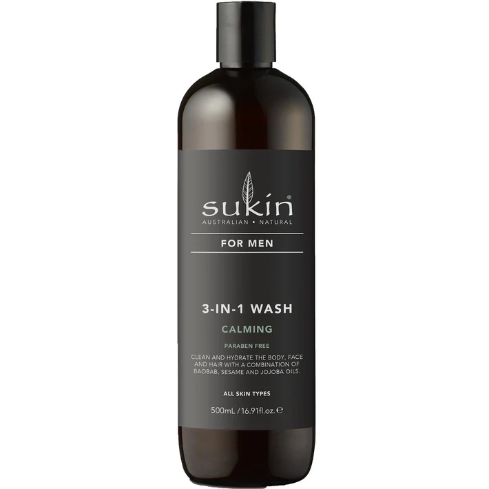 Sukin Men's 3-in-1 Wash Calming  500ml