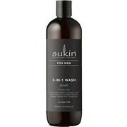 Sukin Men's 3-in-1 Wash Sport  500ml