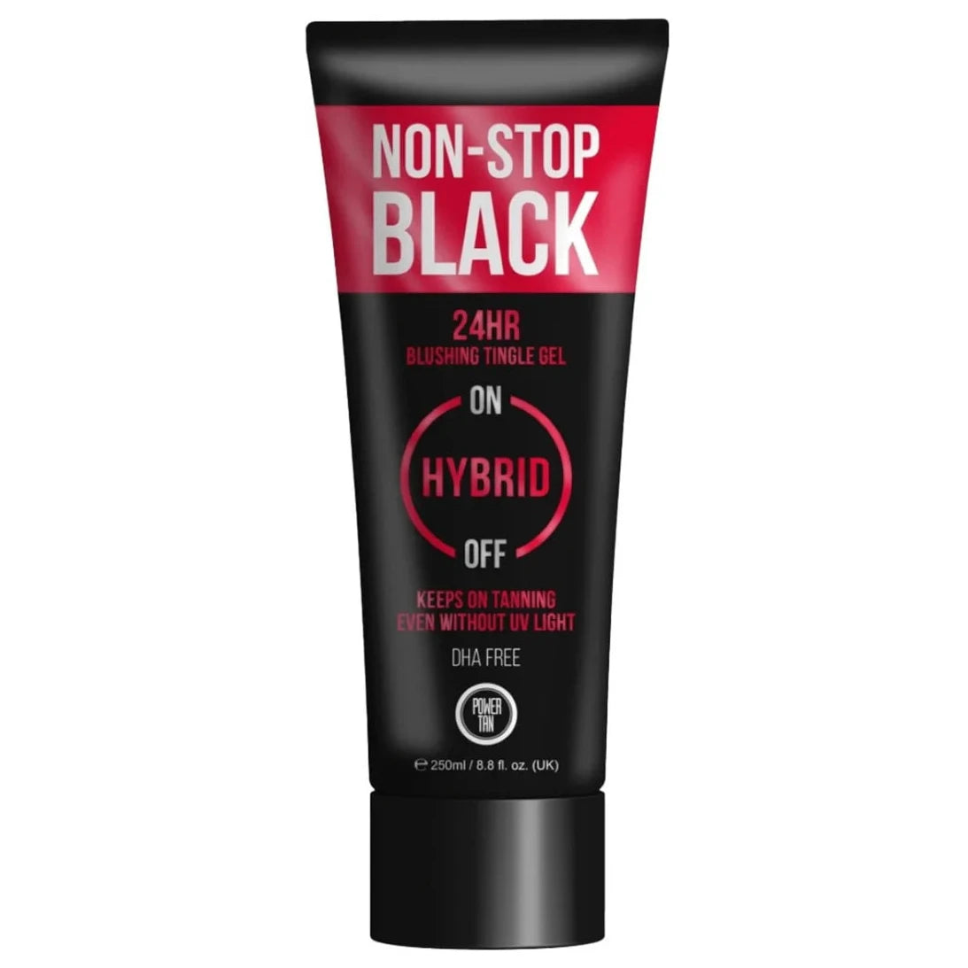 PowerTan Non-Stop-Black 24HR Blushing Tingle Gel