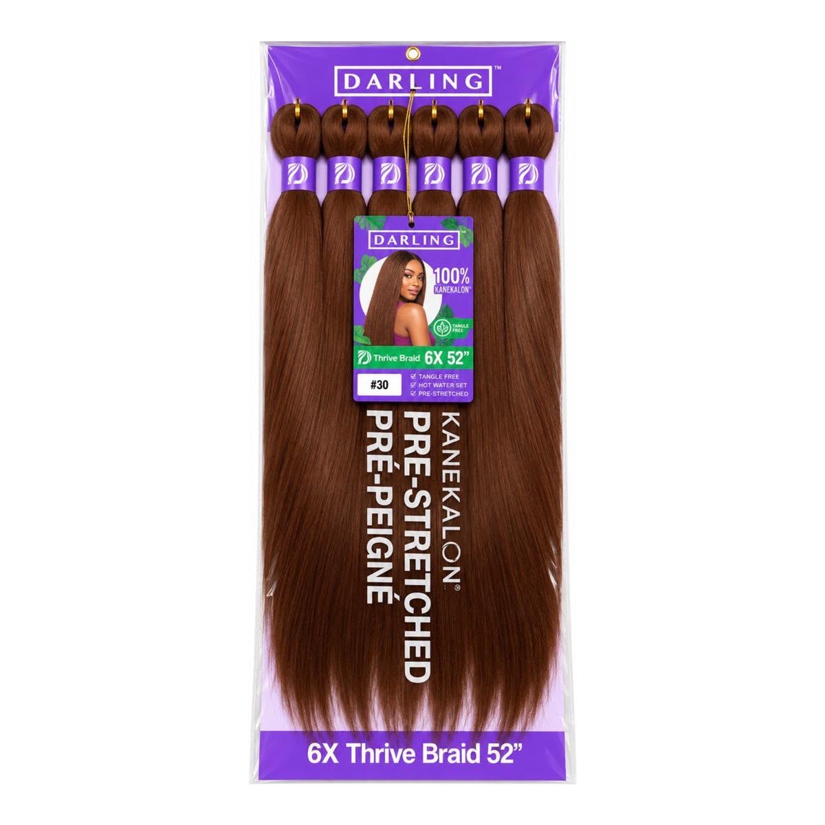 Darling Thrive Braid 6X Pre-Stretched Kanekalon Braiding Hair 52"