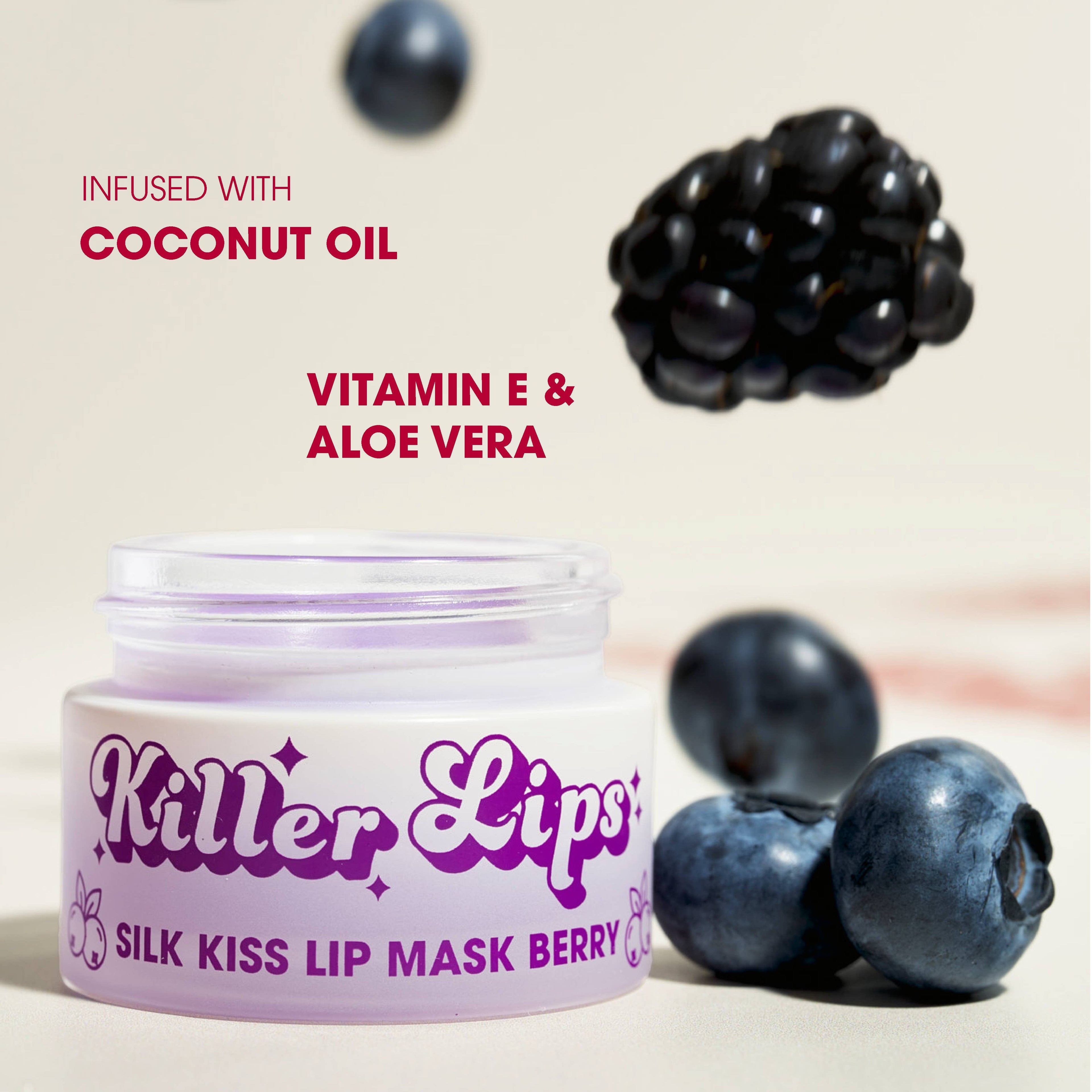 Killer Lips Silk Kiss Lip Mask - Berry