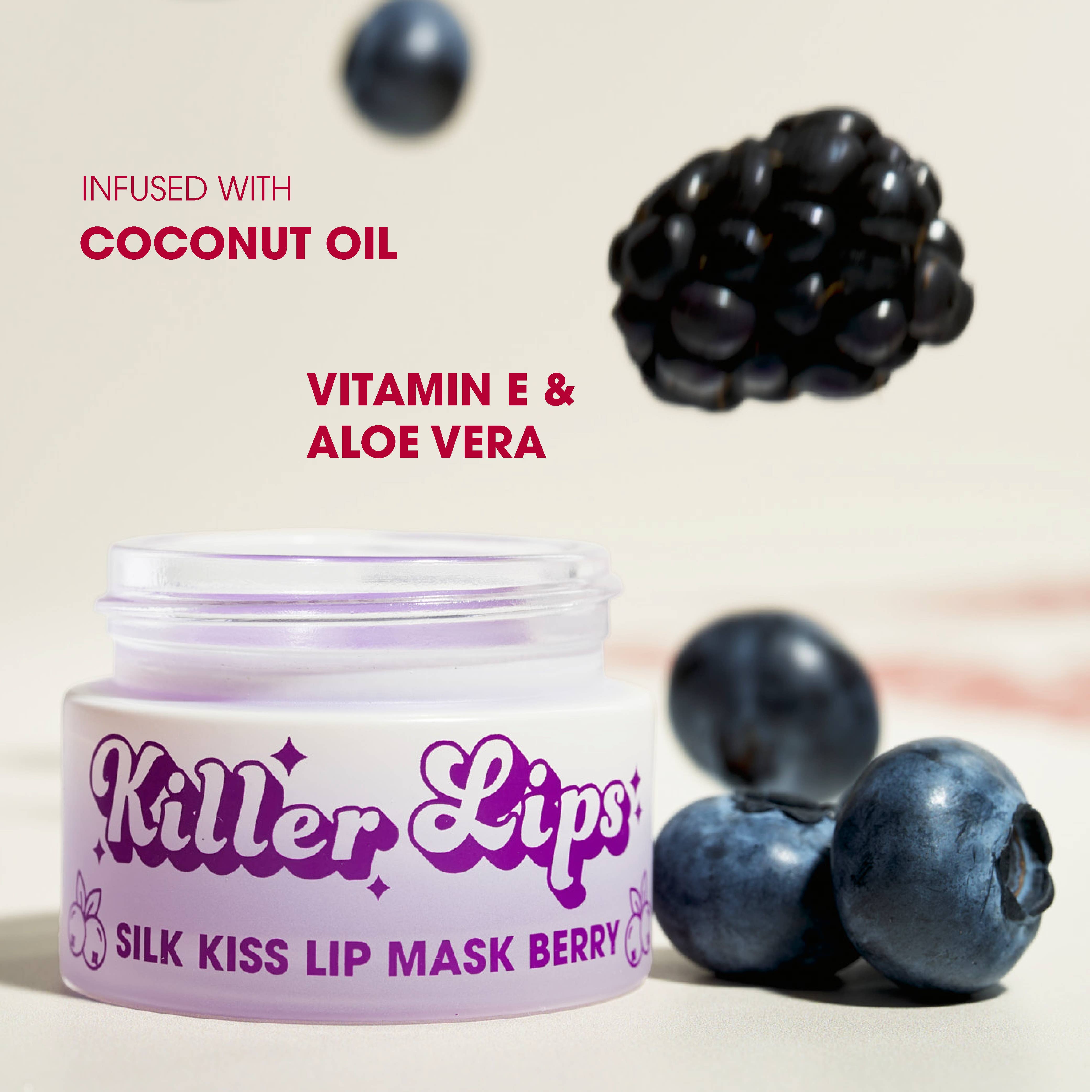 Killer Lips Silk Kiss Lip Mask - Berry