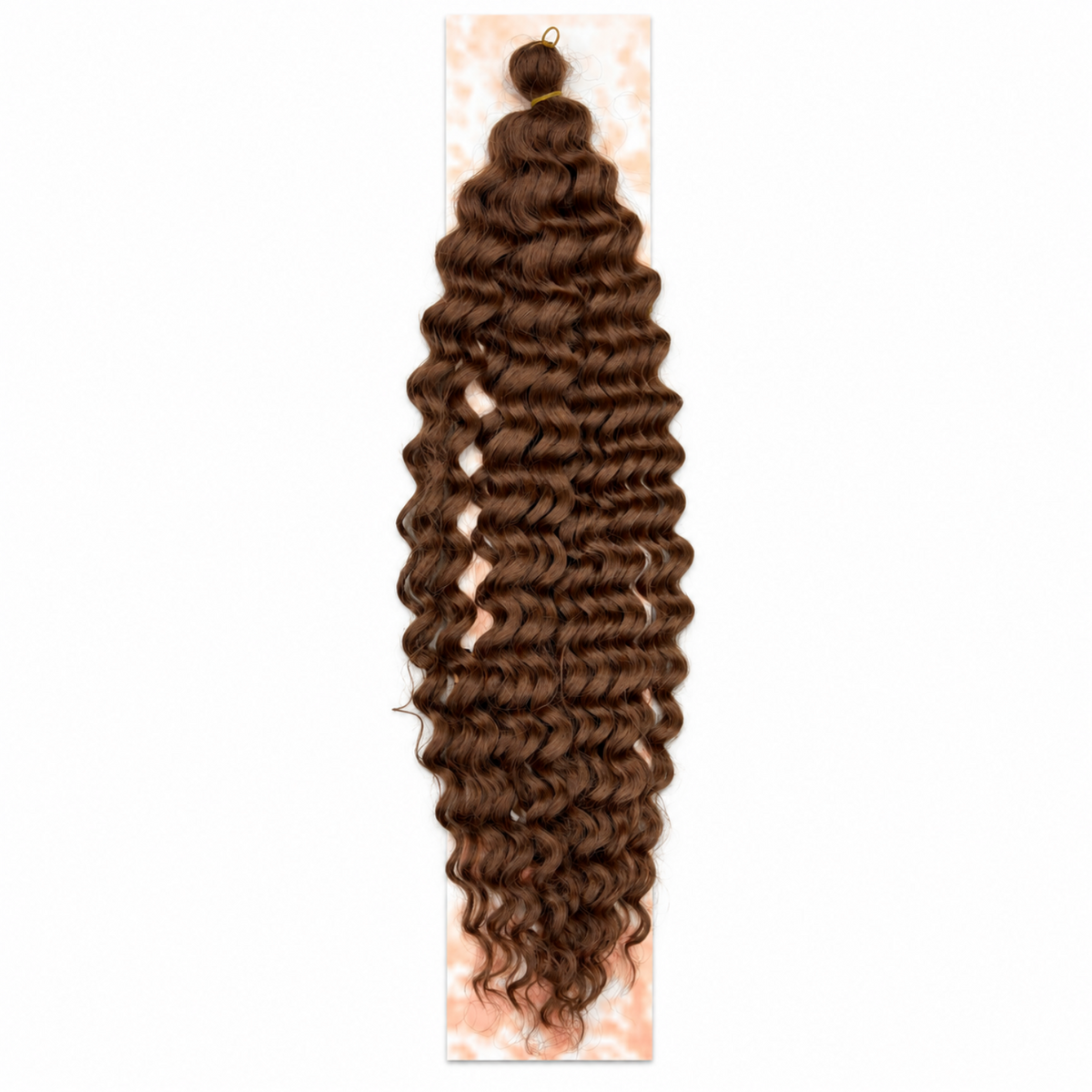Aftress Braid Ultimo Deep Twist Crochet Braiding Hair in Colour 30 Light Auburn Brown, with a rich warm-toned deep twist texture for crochet braids and protective styles.