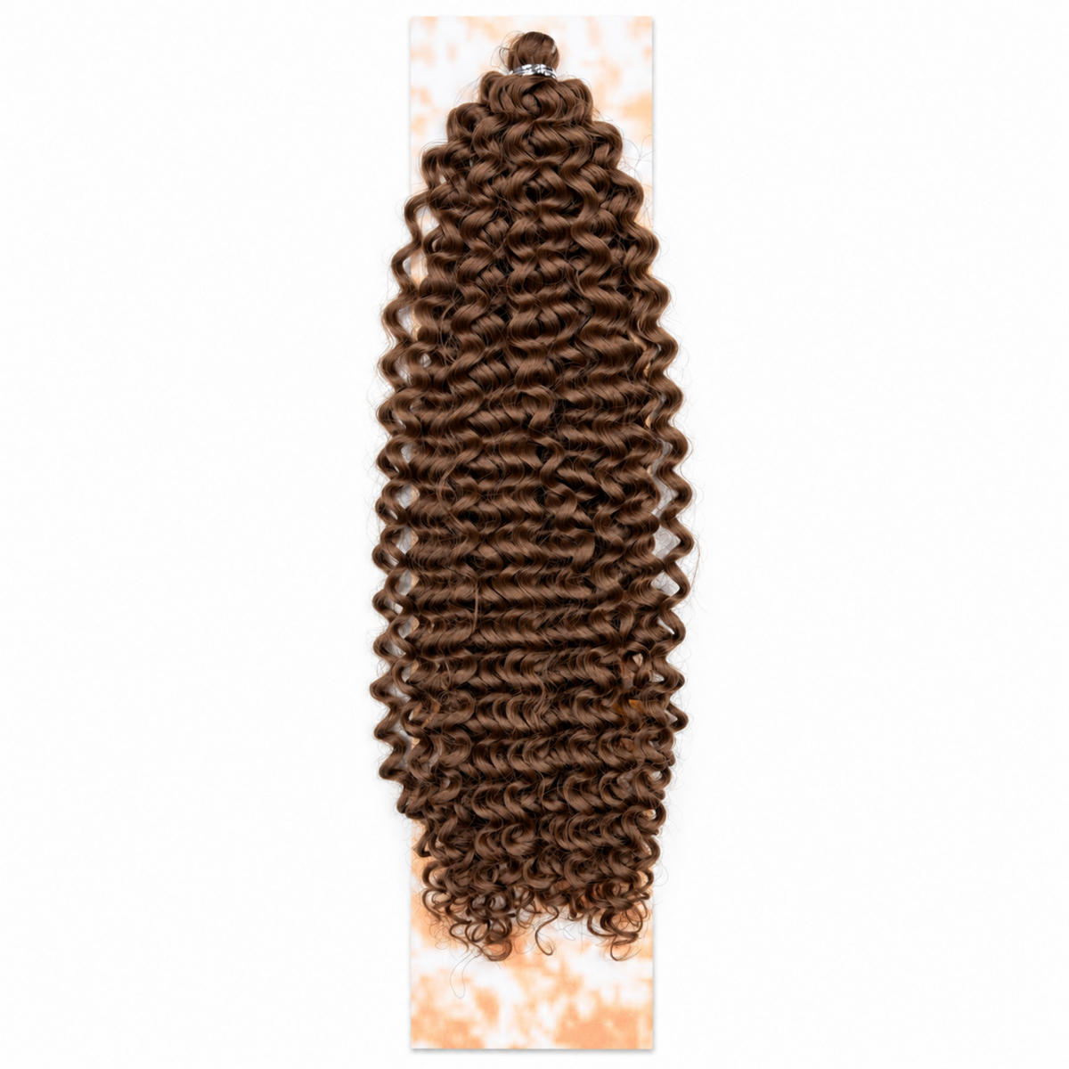 Aftress Braid Ultimo Water Braid Curly Crochet Hair in Colour 30 Light Auburn Brown, with warm copper-brown tones and a defined curly texture for crochet braids and protective styles.