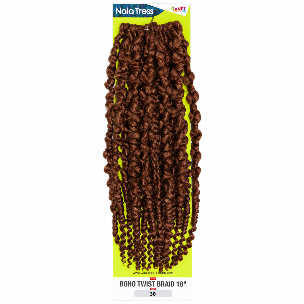 Janet Collection Boho Twist Braid 18" in colour 30 