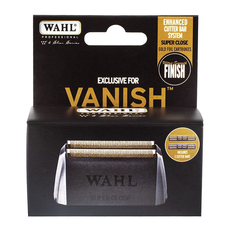 Wahl Super Close Gold Foil Cartridge For Vanquish