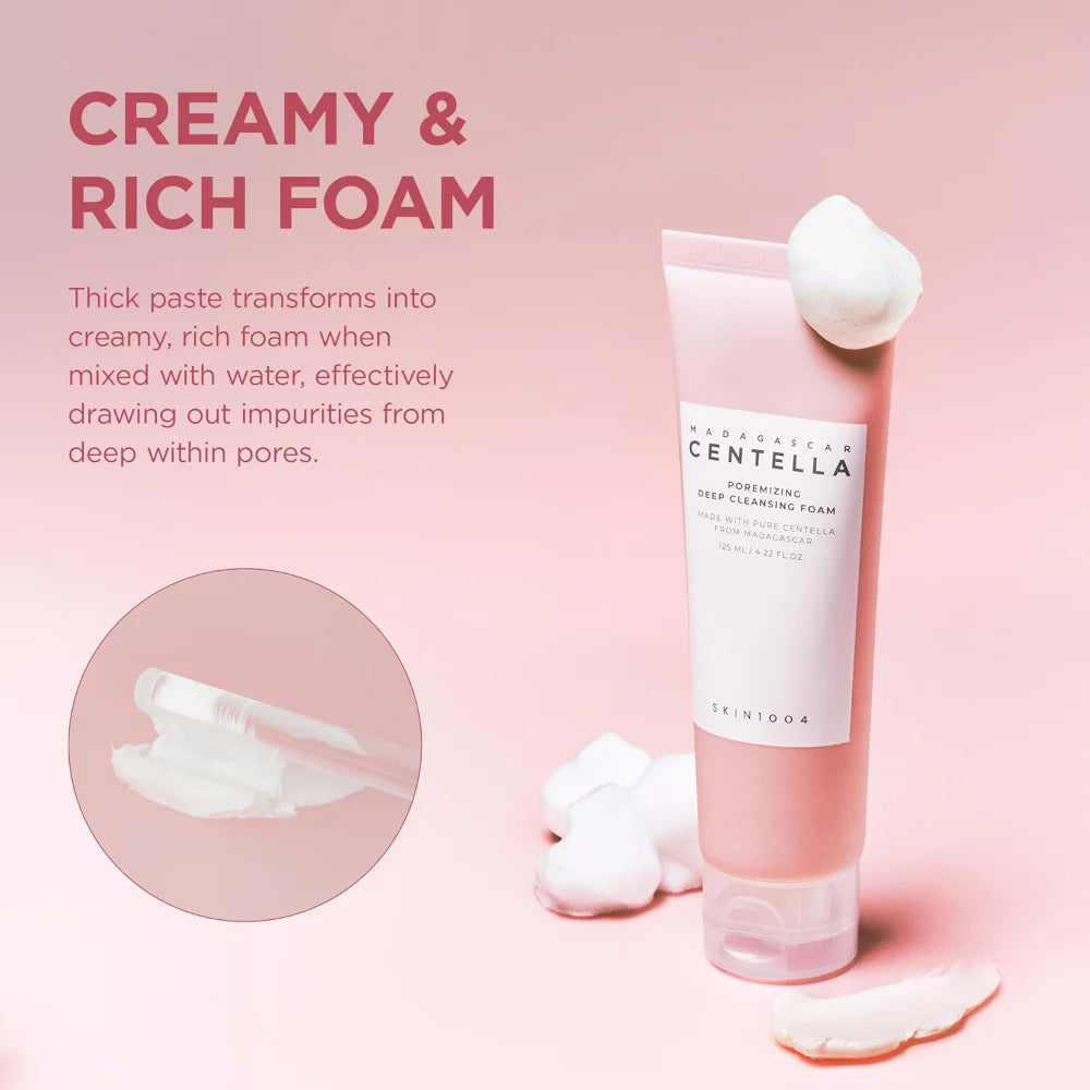 Skin1004 Madagascar Centella Poremizing Deep Cleansing Foam 125ml