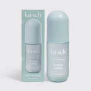 Kitsch Beachy Gelato hair perfume bottle and packaging on a white background