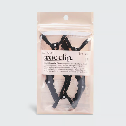Kitsch No Slip Crocodile Clip 3pc