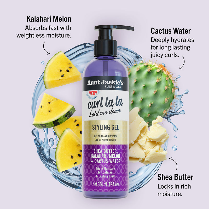 Aunt Jackie's Curl La La Hold Me Down Styling Gel 354ml
