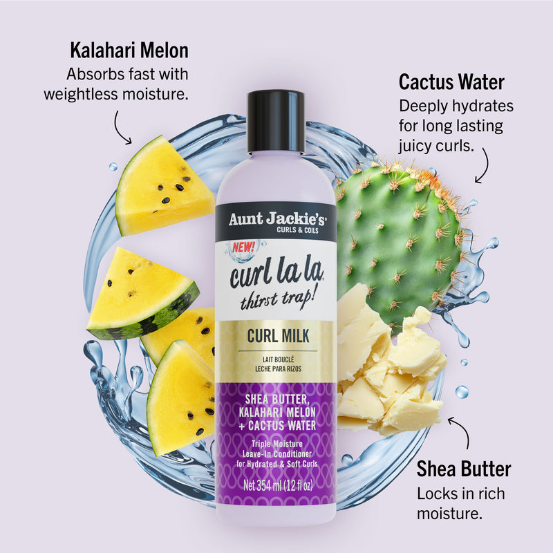 Aunt Jackie's Curl La La Thirst Trap Curl Milk 354ml