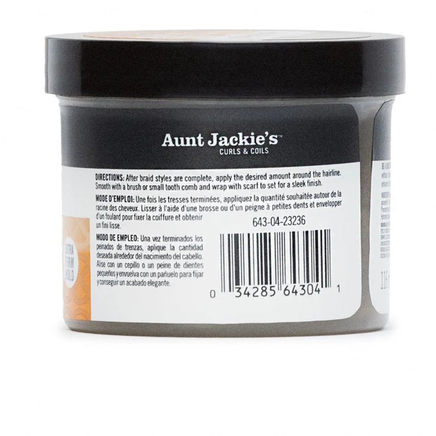 Aunt Jackie's Smooth + Swirl Edge Gel with Extra Firm Hold 4oz