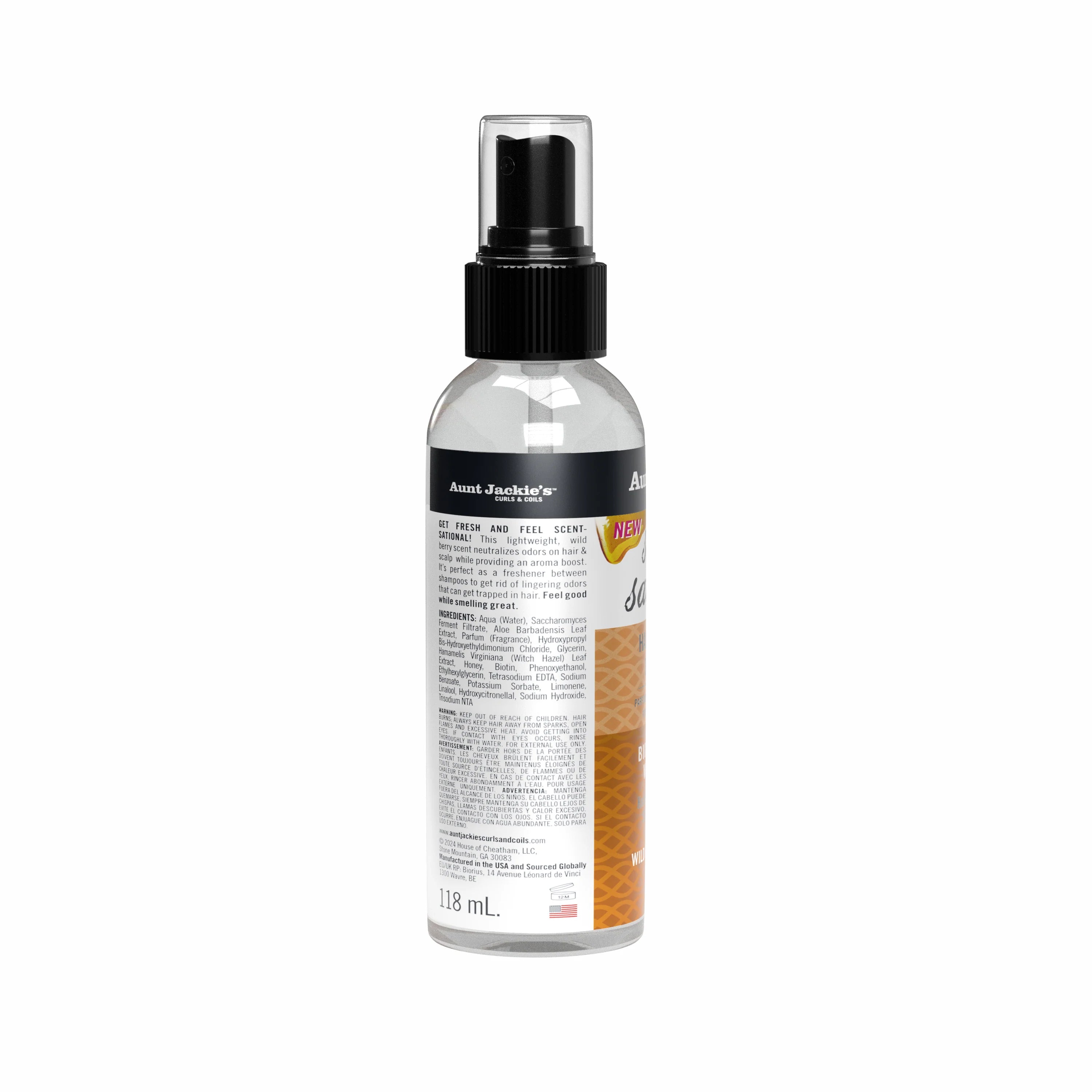 Aunt Jackie's Scent-Sational! Hair Perfume & Deodorizer 4oz