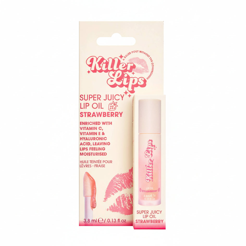 Killer Lips Super Juicy Lip Oil 3.8ml - Strawberry