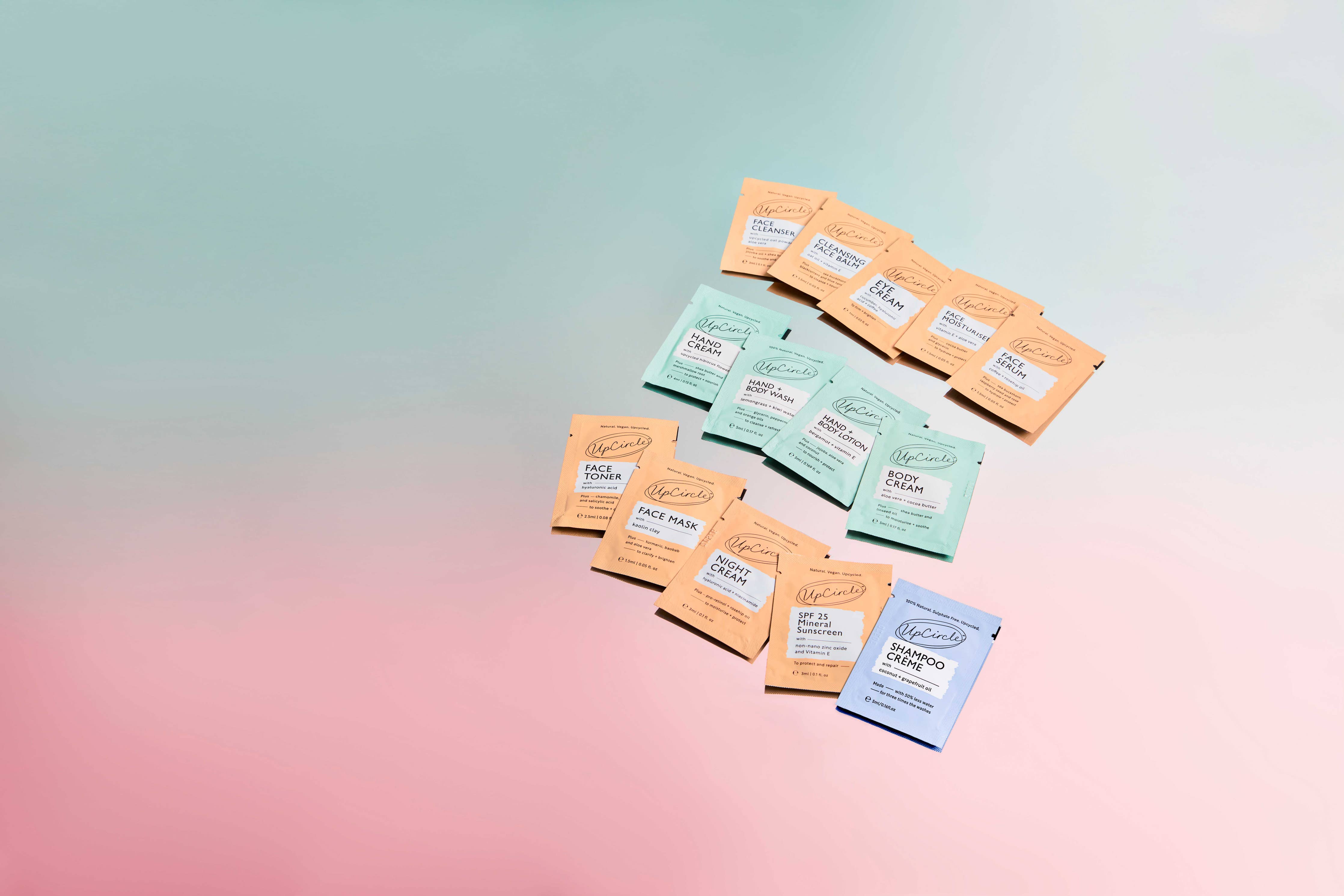 UpCircle The Pamper Kit Trial Sample Pack - 14 Piece