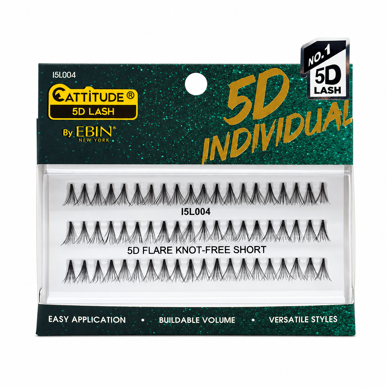 Ebin New York Cattitude 5D Individual Knot-Free Lashes