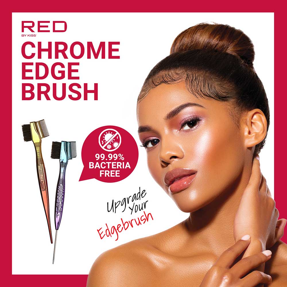 Red By Kiss Ombre Chrome Edge Brush