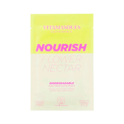 Vitamasques Nourish Flower Nectar Biodegradable Face Sheet Mask