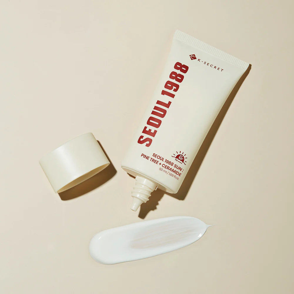 K-Secret Seoul 1988 Sun: Pine Tree + Ceramide PA++++ SPF50+ 50ml