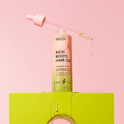 Delhicious Rich Roots Amla &amp; Rosemary Hair Oil - 50ml