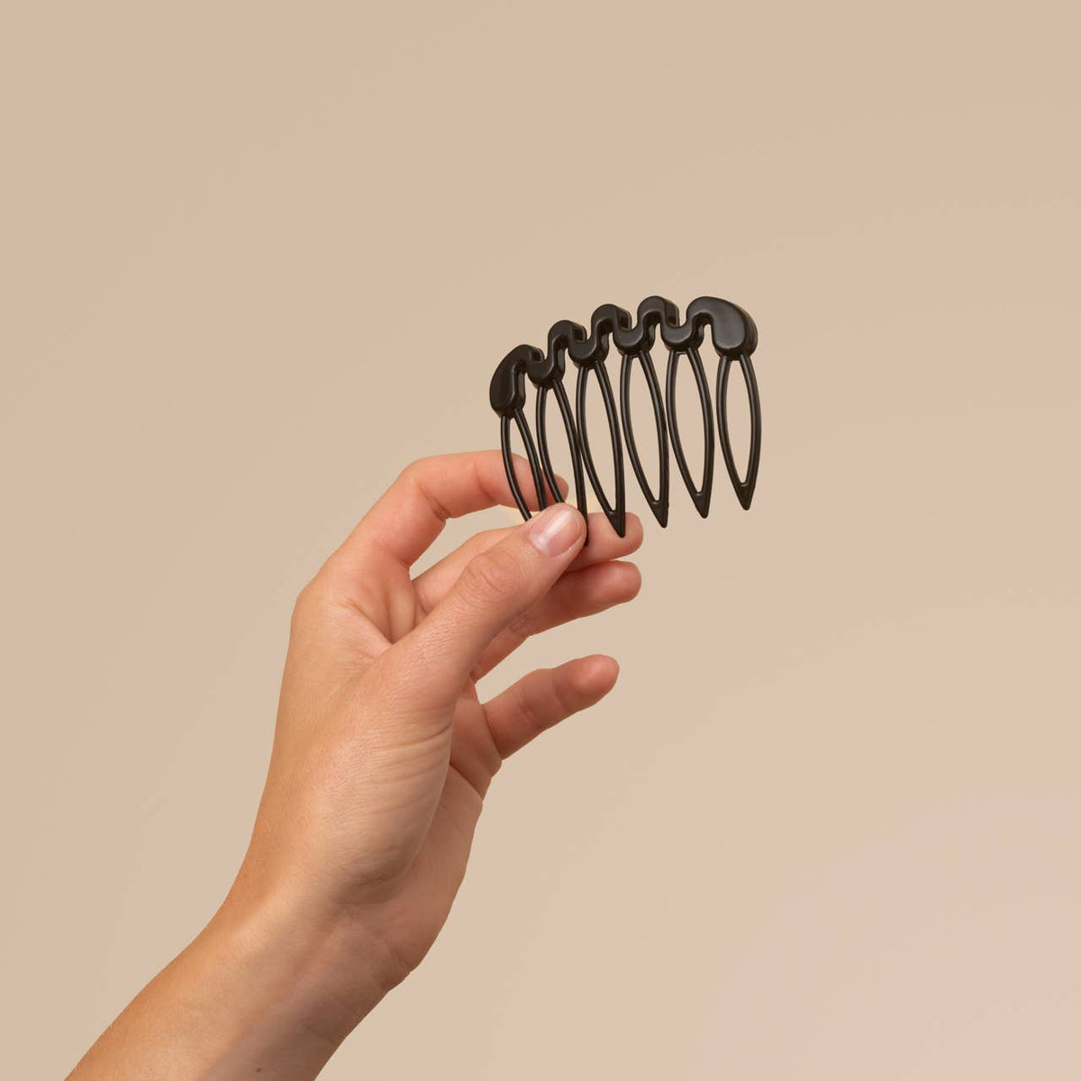 Kitsch French Hair Combs 2pc Set - Black