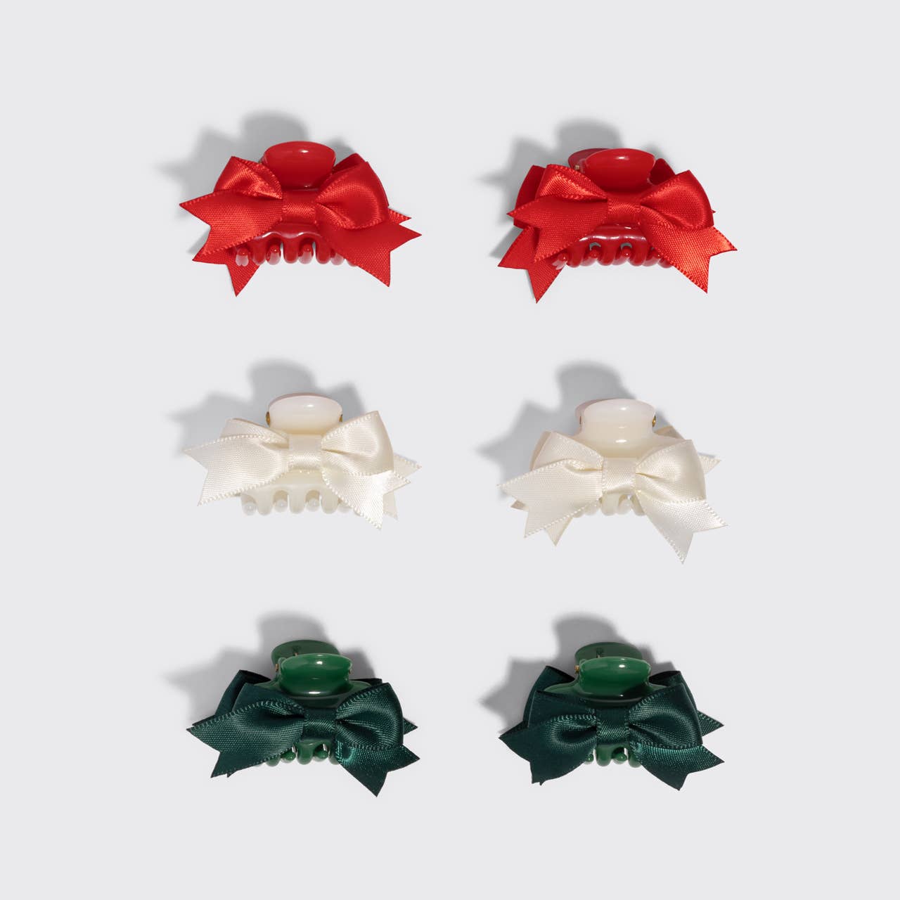Kitsch Mini Claw Clips 6pc Set - Holiday