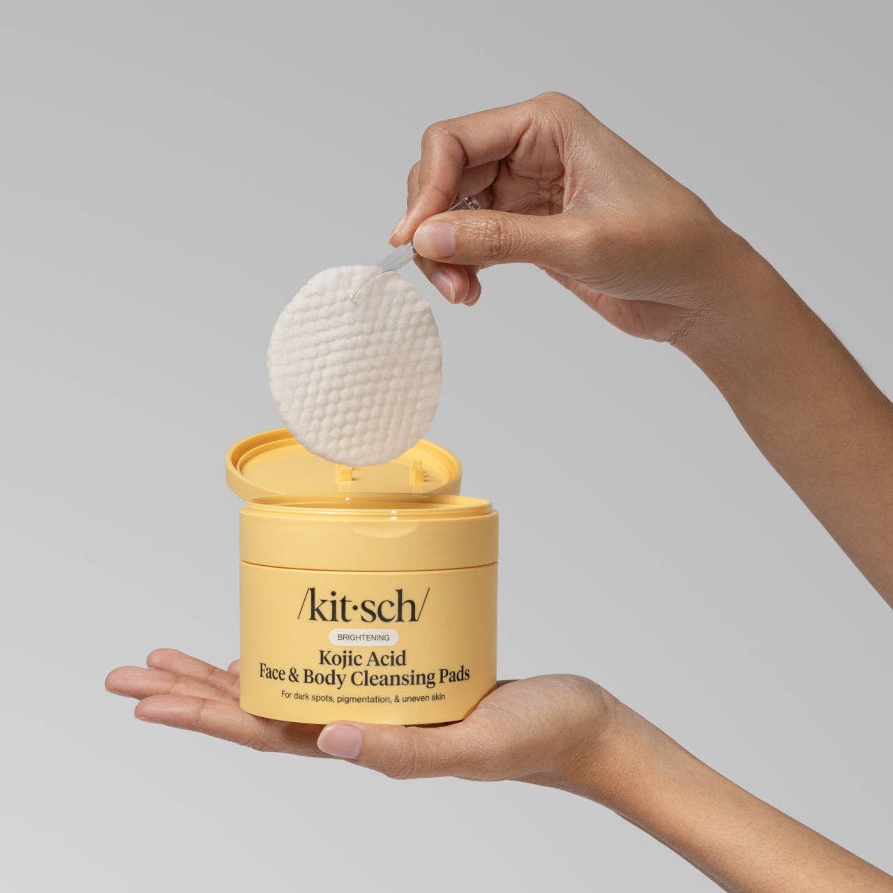 Kitsch Kojic Acid Face & Body Cleansing Pads - 50 Cotton Pads