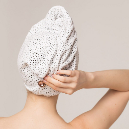 Kitsch Quick Dry Hair Towel - Micro Dot