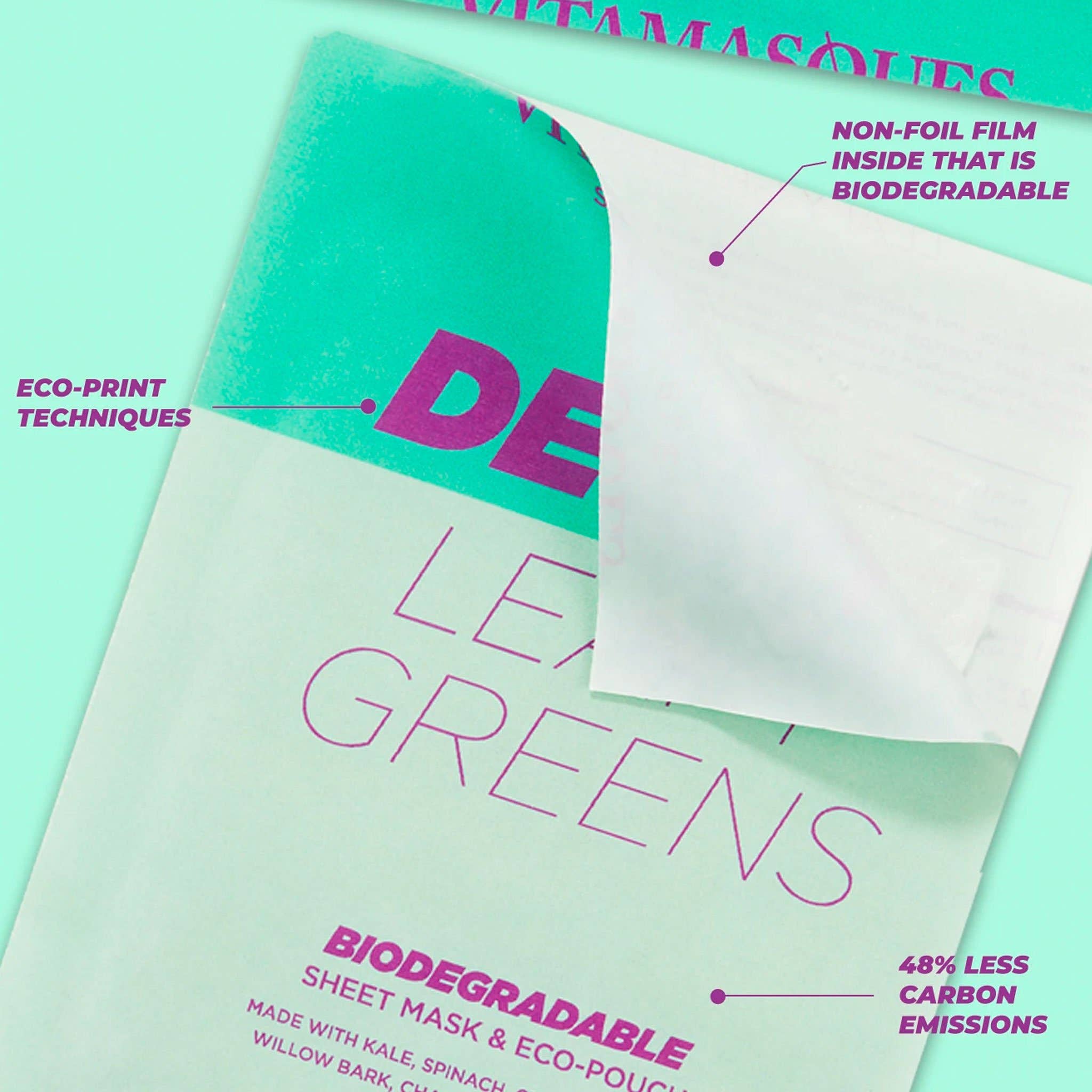 Vitamasques Hydrate Blue Agave Biodegradable Face Sheet Mask